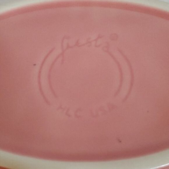 Fiestaware Fiesta CERAMIC Individual Casserole Dish Bake Bakeware Baker Baking - Picture 11 of 12